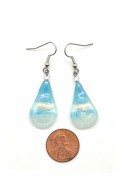 Glass Teardrop Earrings